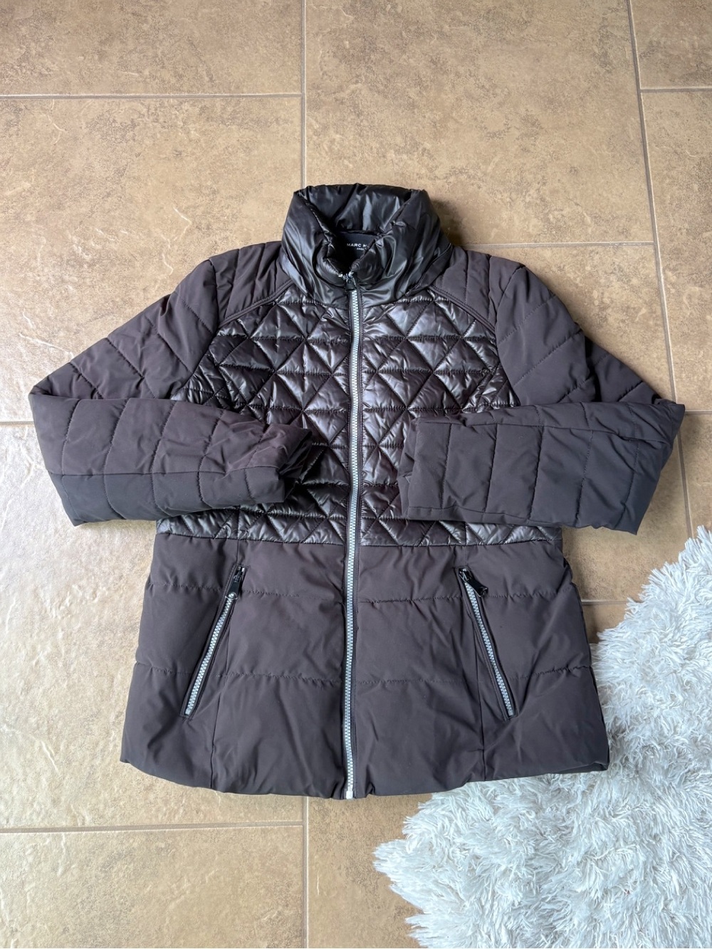 Quilted Panel Women's Jacket • Size L